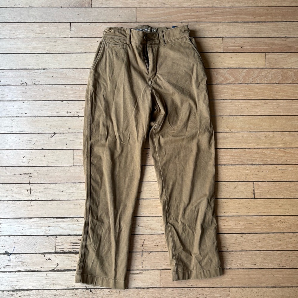 Crewcuts Boys Khaki Dress Pants Size Youth 12 Adjustable Waistband Chinos Easter